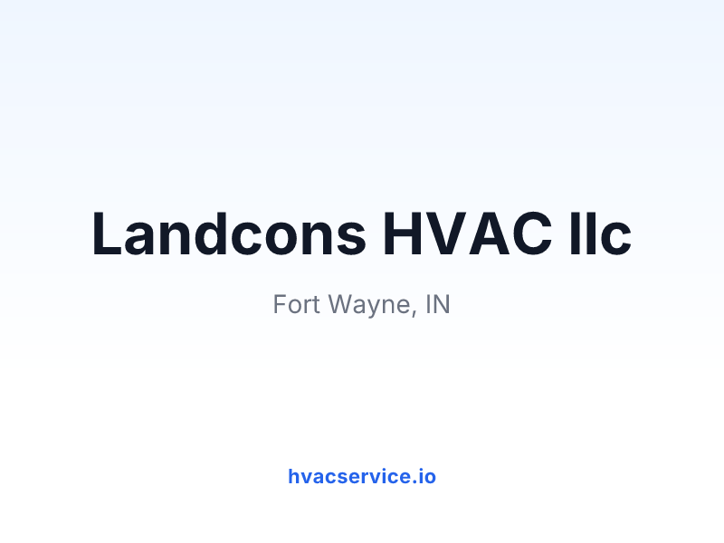 Landcons HVAC llc