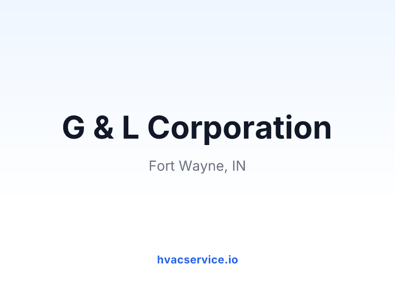 G & L Corporation