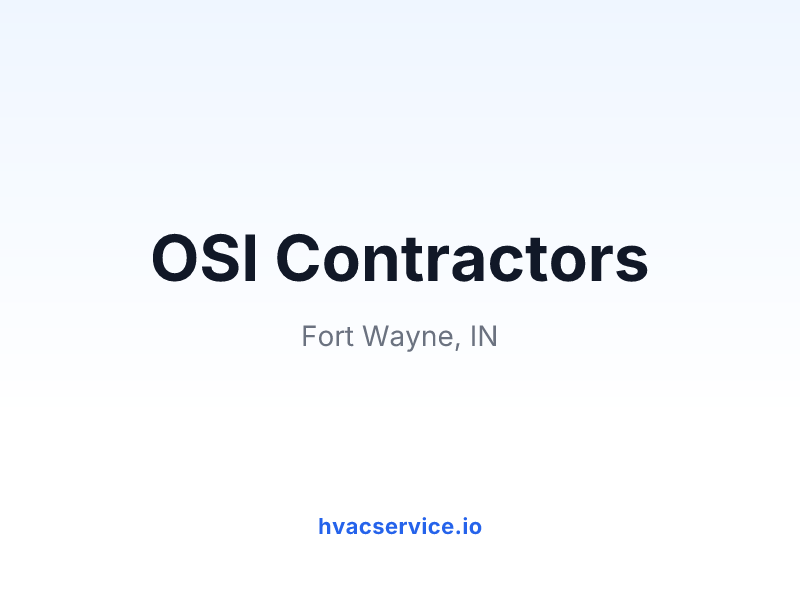 OSI Contractors