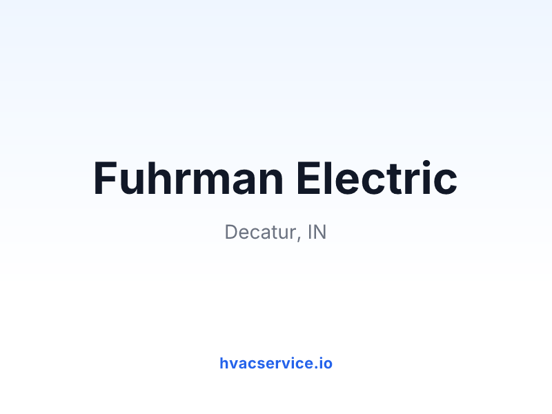 Fuhrman Electric