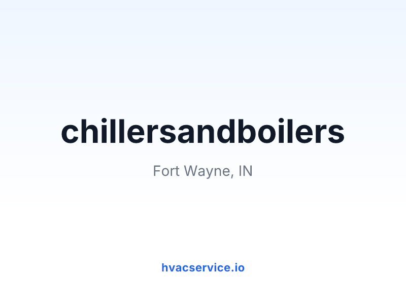 chillersandboilers