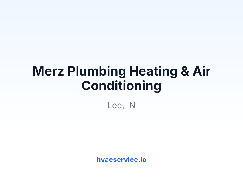 Merz Plumbing Heating & Air Conditioning
