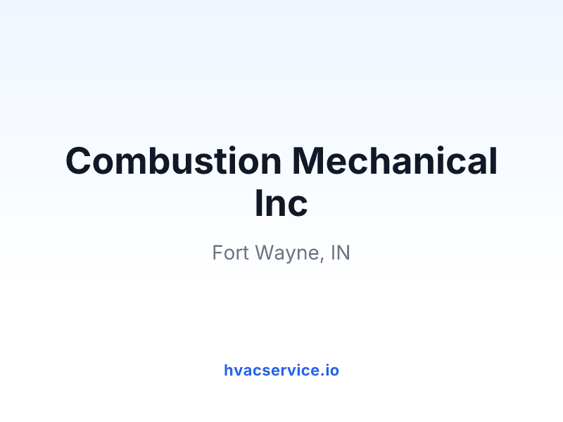 Combustion Mechanical Inc