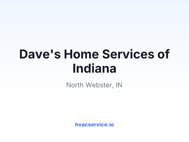 Dave's Home Services of Indiana