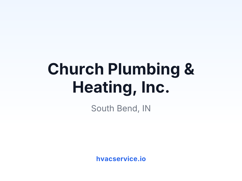 Church Plumbing & Heating, Inc.