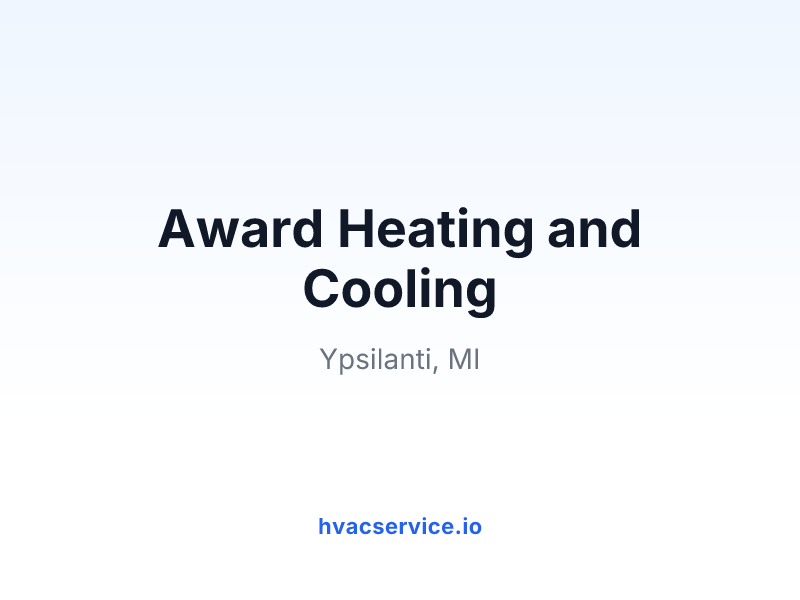 Award Heating and Cooling