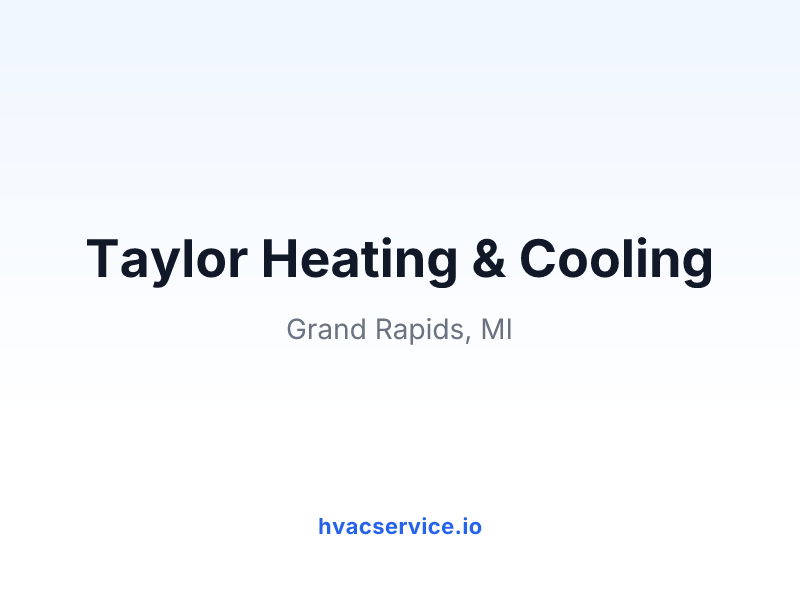 Taylor Heating & Cooling