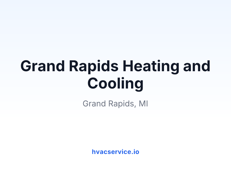 Grand Rapids Heating and Cooling