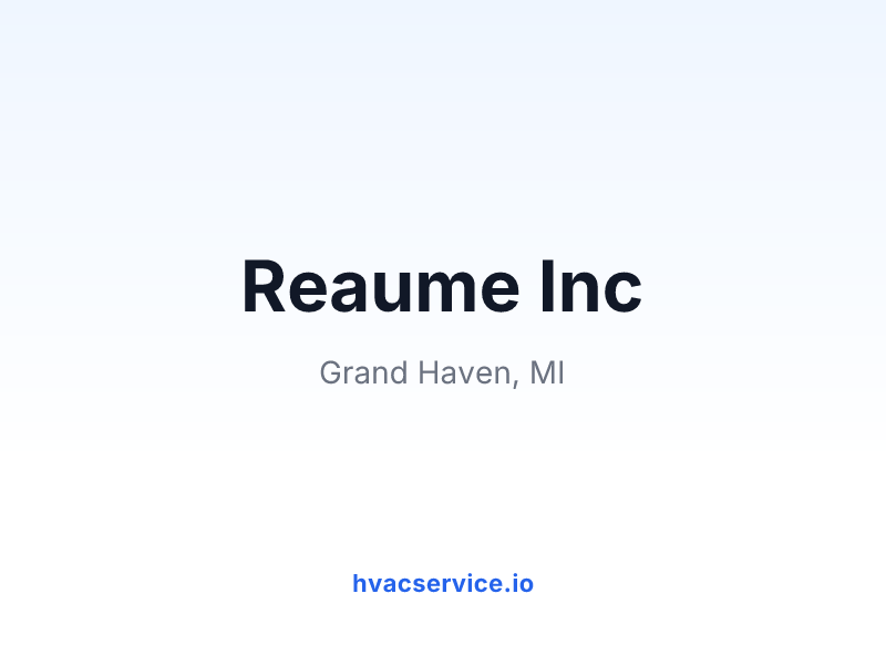 Reaume Inc