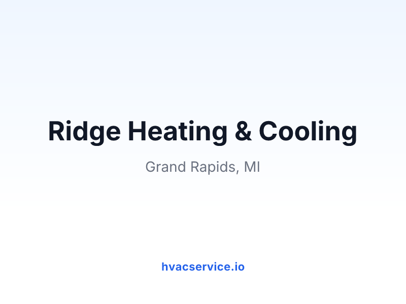 Ridge Heating & Cooling