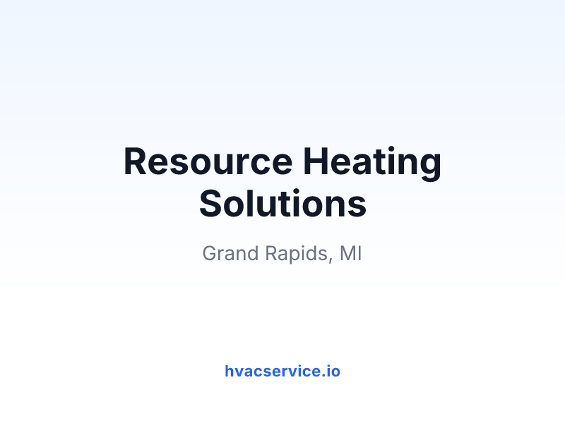 Resource Heating Solutions