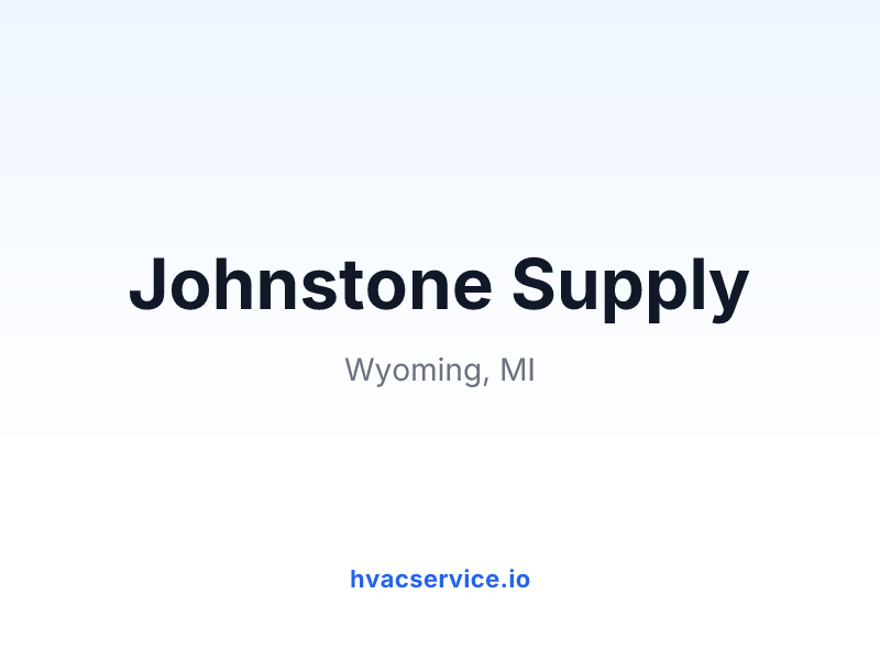 Johnstone Supply