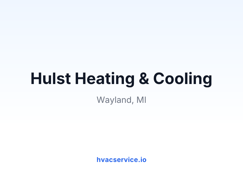 Hulst Heating & Cooling