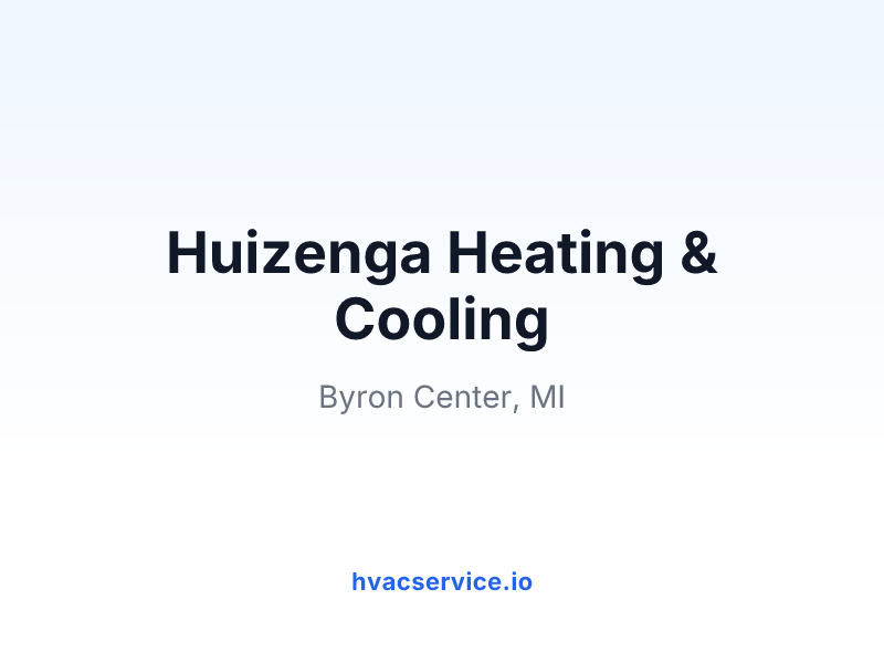 Huizenga Heating & Cooling
