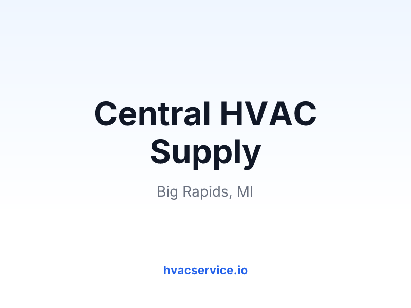 Central HVAC Supply
