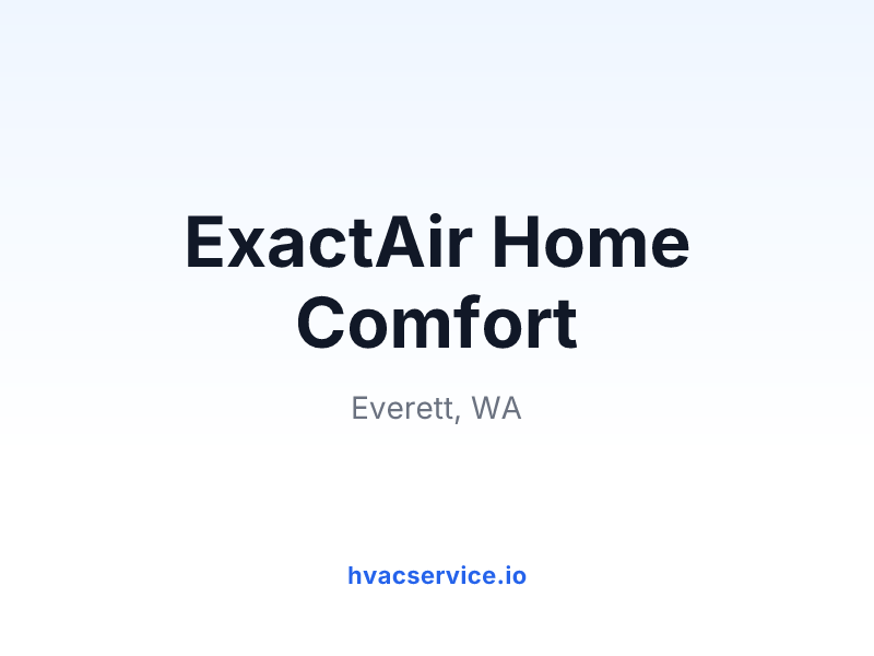 ExactAir Home Comfort