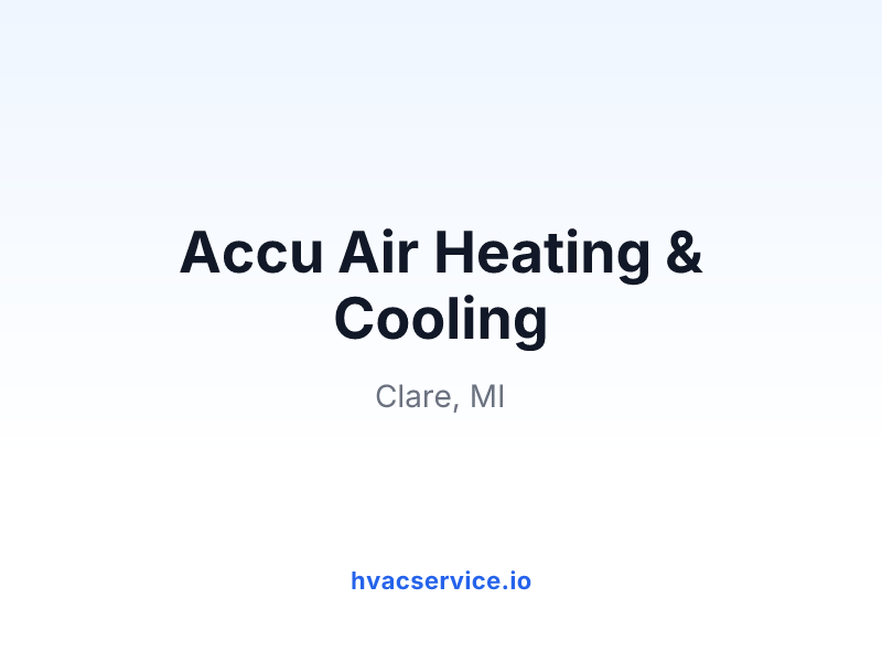Accu Air Heating & Cooling