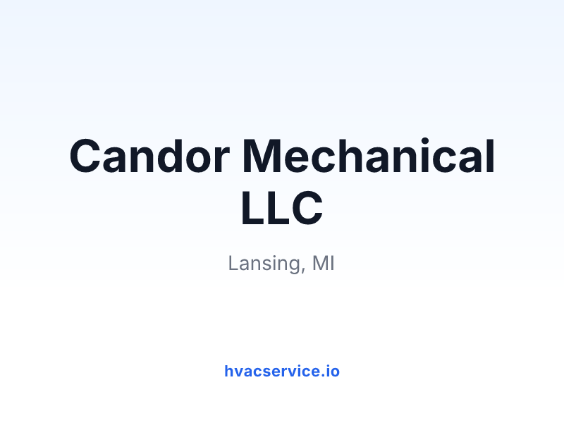 Candor Mechanical LLC