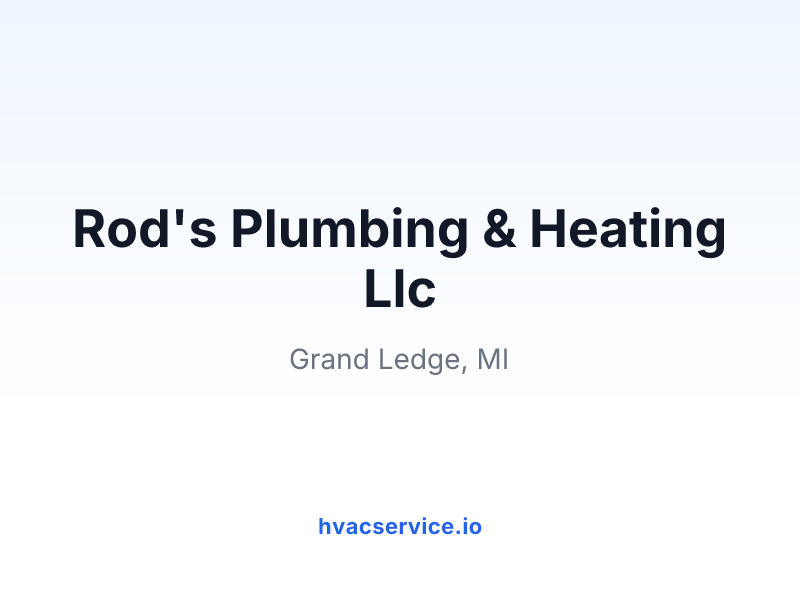 Rod's Plumbing & Heating Llc