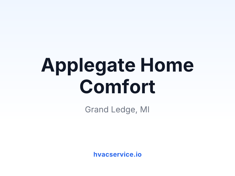 Applegate Home Comfort