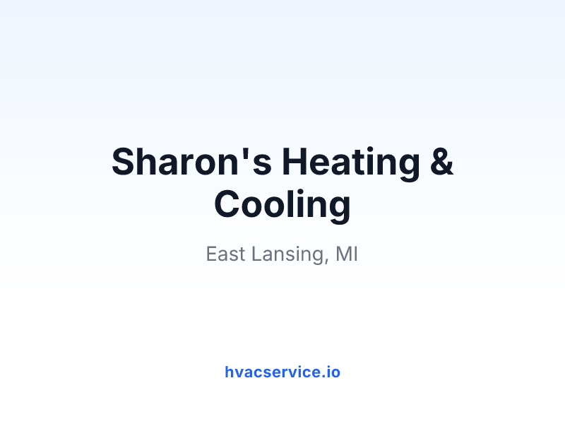 Sharon's Heating & Cooling