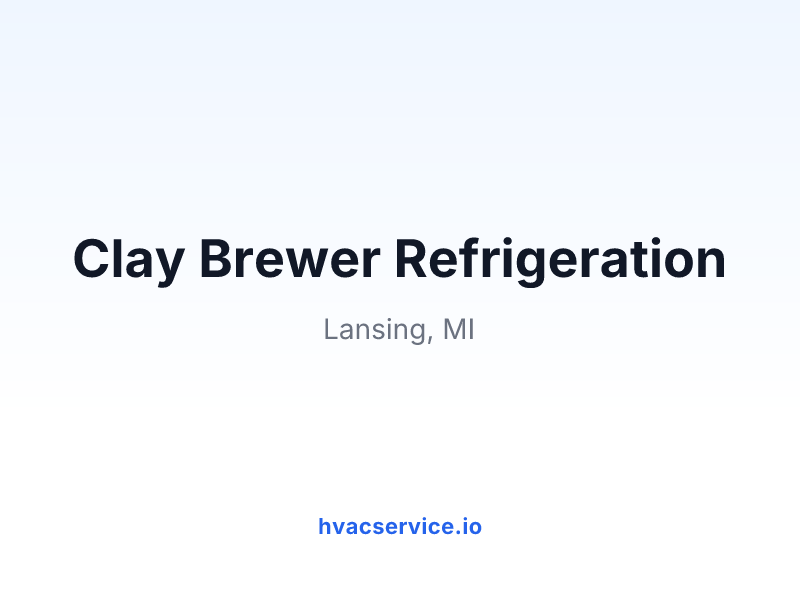 Clay Brewer Refrigeration