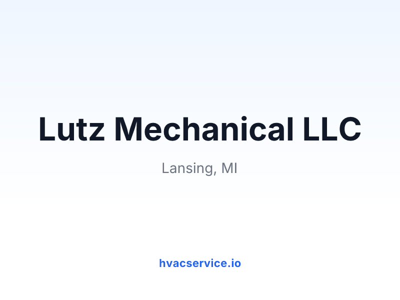Lutz Mechanical LLC