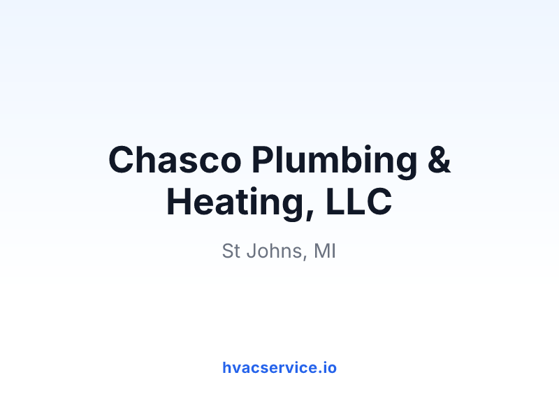 Chasco Plumbing & Heating, LLC