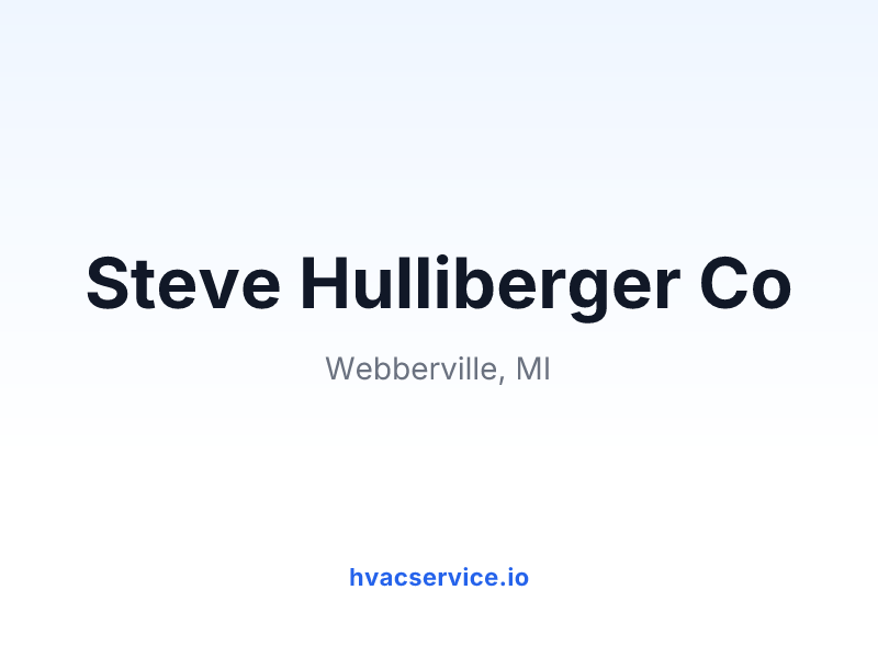 Steve Hulliberger Co