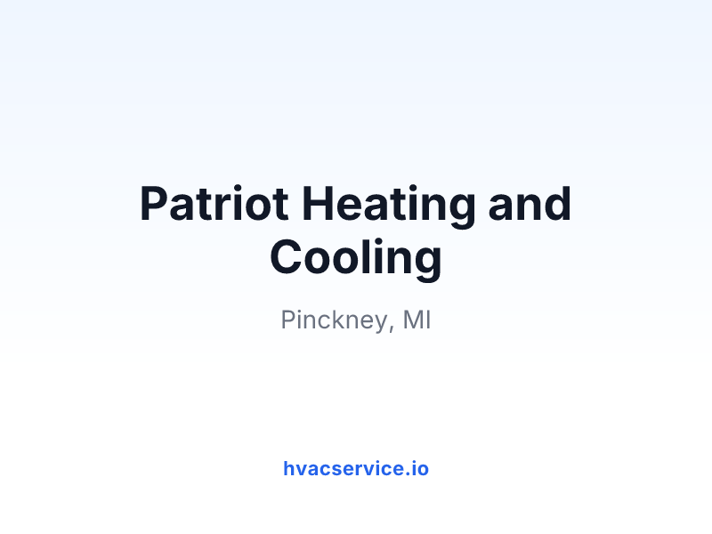 Patriot Heating and Cooling