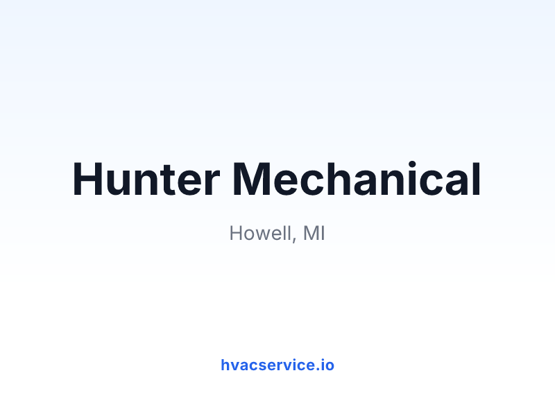 Hunter Mechanical