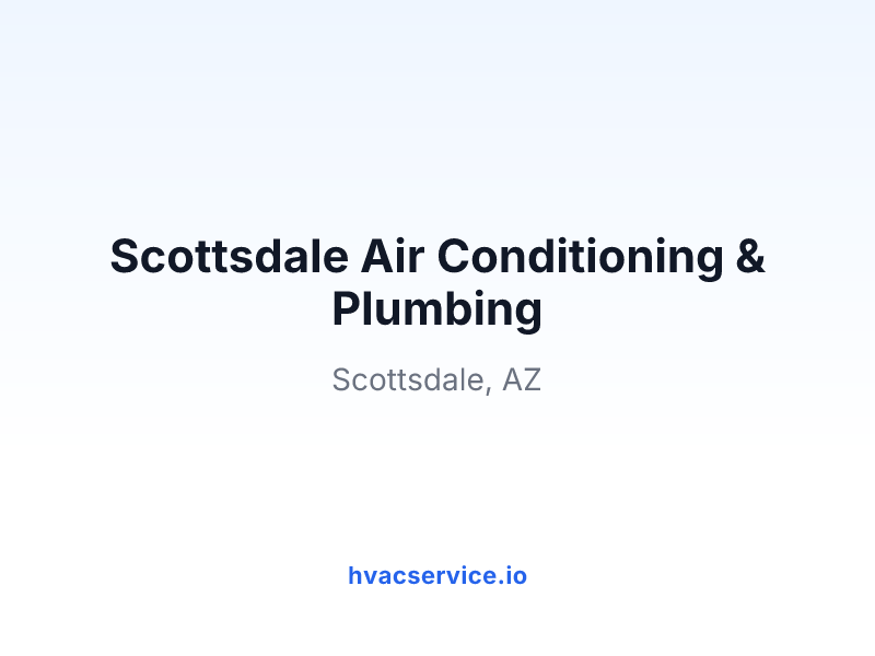 Scottsdale Air Conditioning & Plumbing