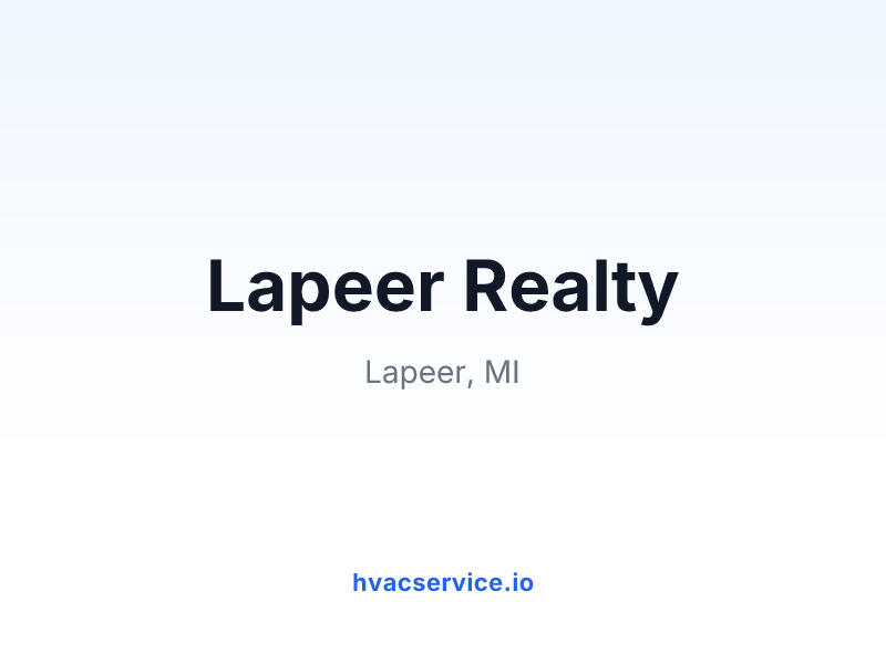 Lapeer Realty