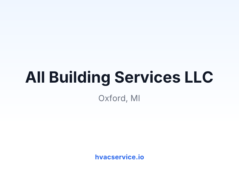All Building Services LLC