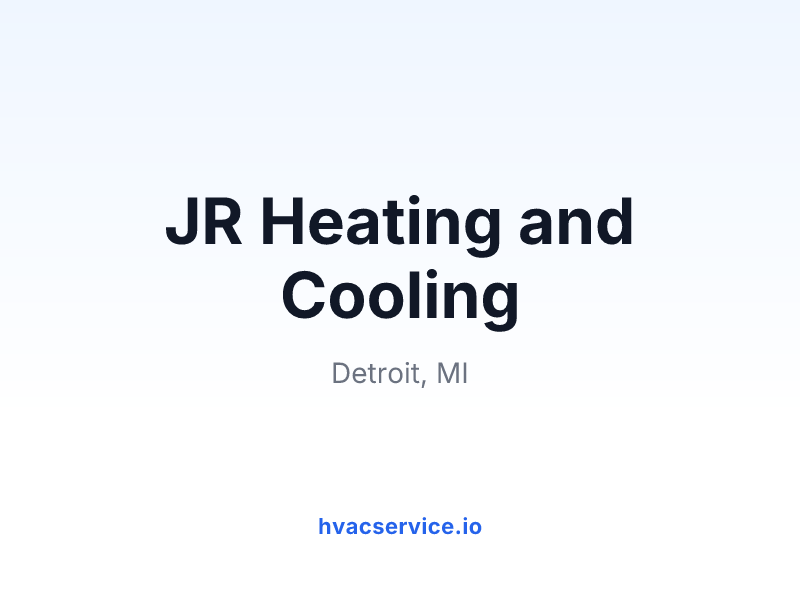 JR Heating and Cooling