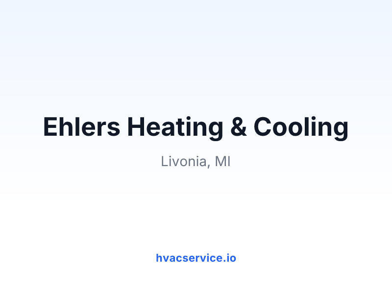 Ehlers Heating & Cooling