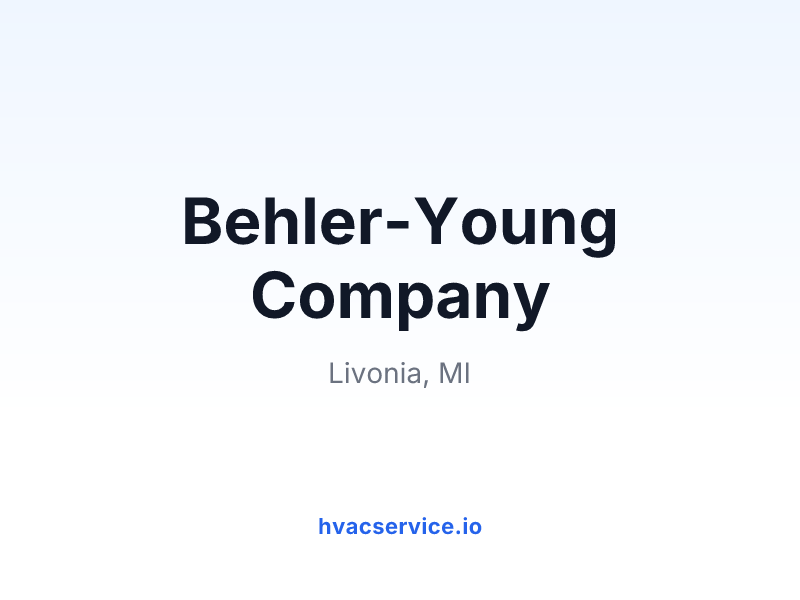 Behler-Young Company