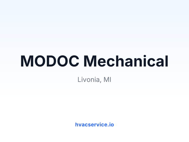 MODOC Mechanical