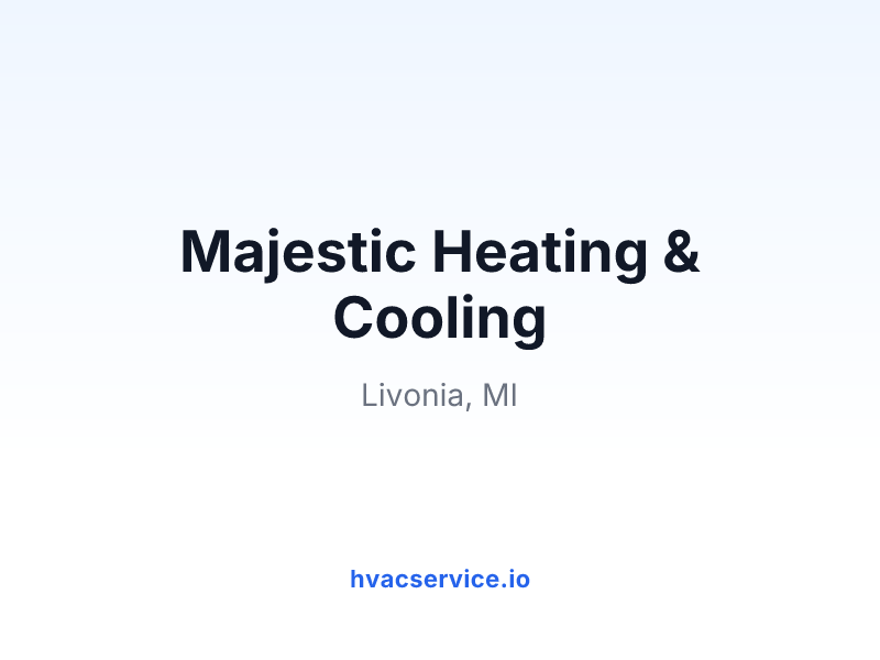 Majestic Heating & Cooling
