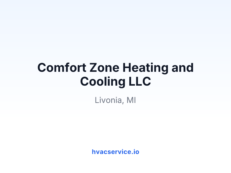Comfort Zone Heating and Cooling
