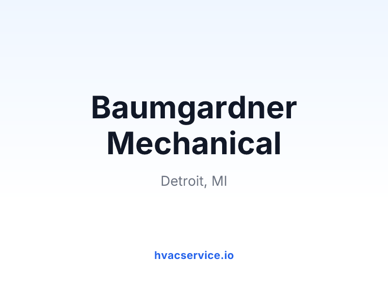 Baumgardner Mechanical