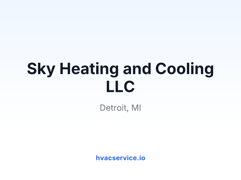 Sky Heating and Cooling LLC