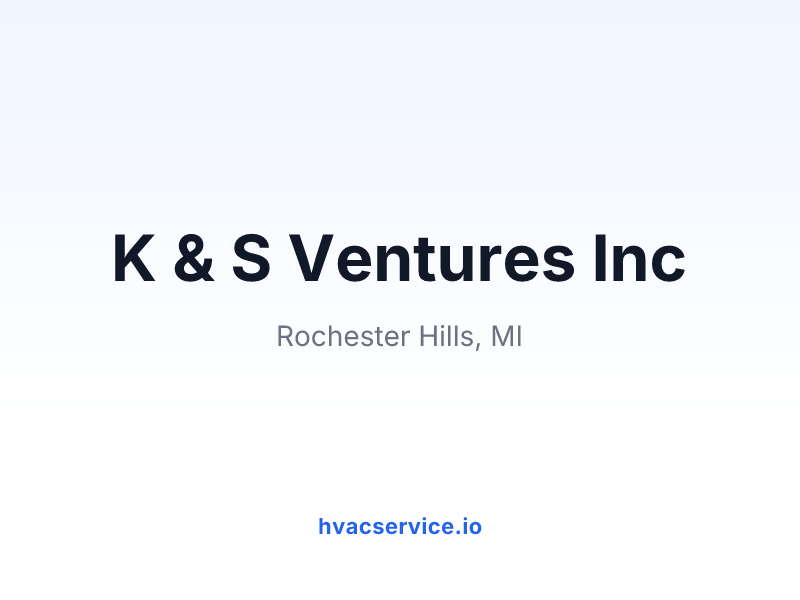 K & S Ventures Inc