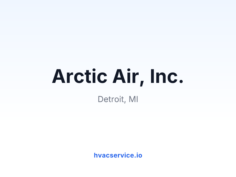 Arctic Air, Inc.