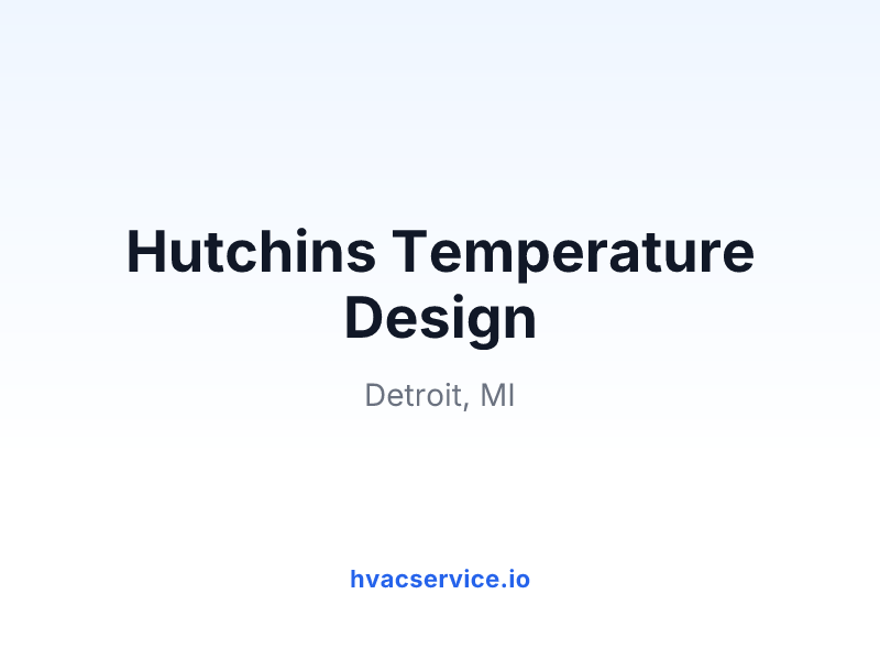 Hutchins Temperature Design
