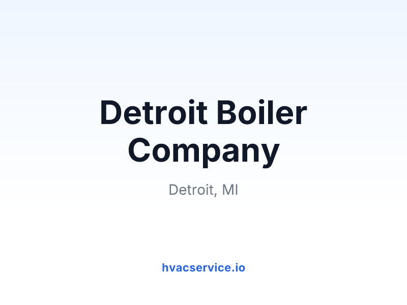 Detroit Boiler Company