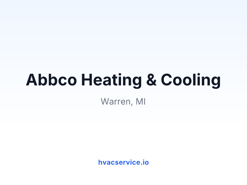 Abbco Heating & Cooling