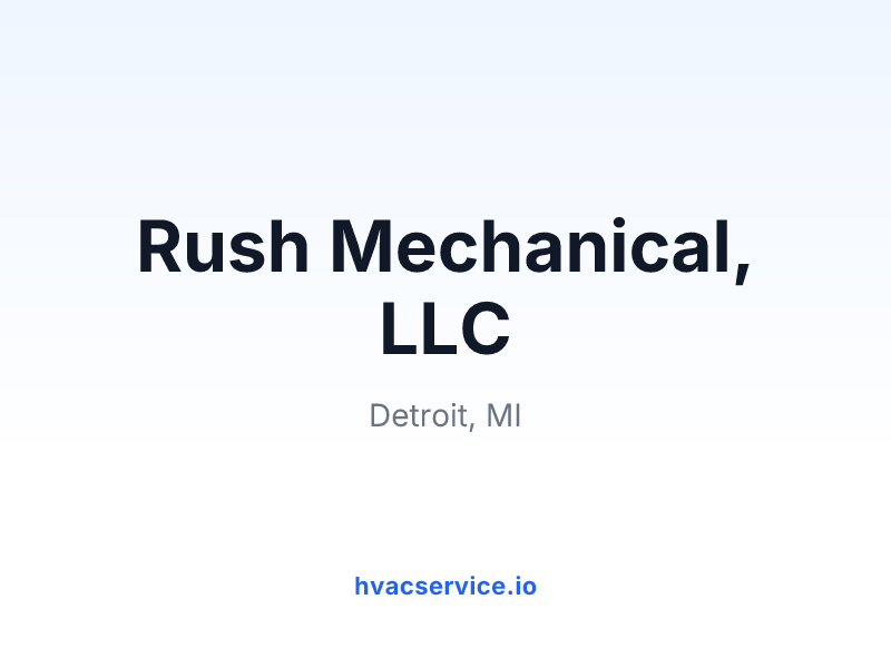 Rush Mechanical, LLC