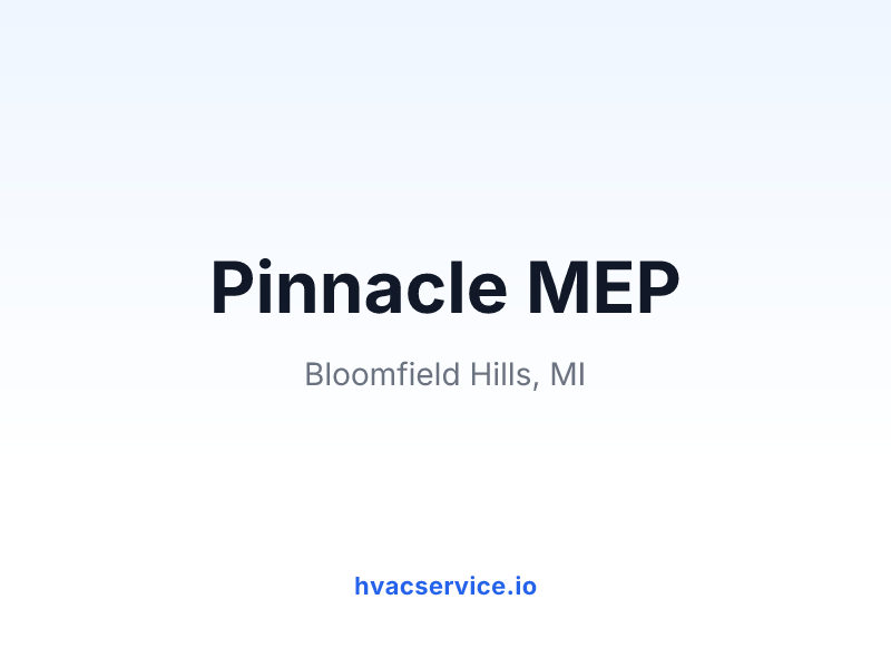 Pinnacle MEP