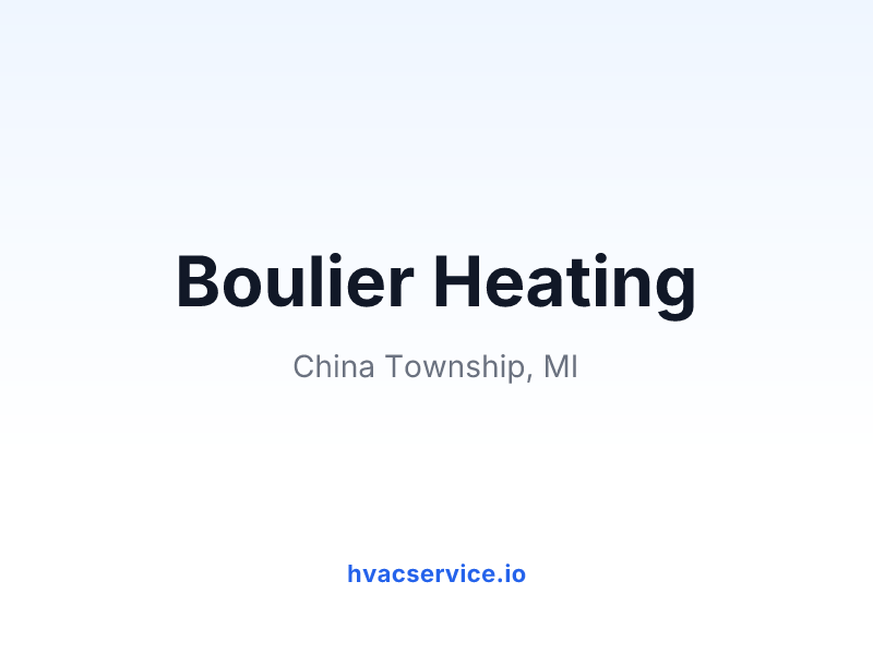 Boulier Heating